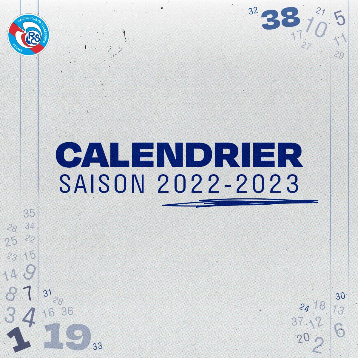 Le calendrier de la saison 2023/2024 est connu ! - Racing Club de